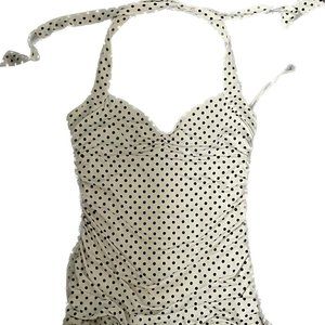 y2k Asymmetrical Halter Dress!!